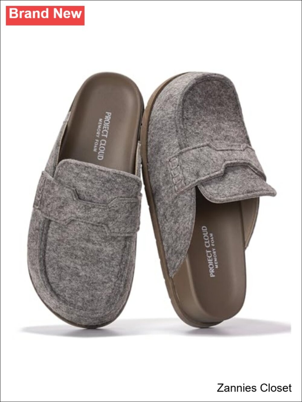 ✨Project Cloud 100% Genuine Leather Slip On Womens Clogs Fall Mules 2026